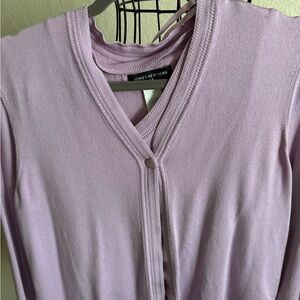 Jones New York Purple Cardigan